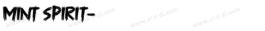 Mint Spirit字体转换